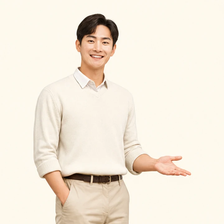 캐스퍼 신차 장기렌트 상담 신청을 안내하는 담당자